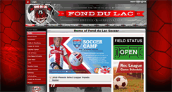 Desktop Screenshot of fondysoccer.com